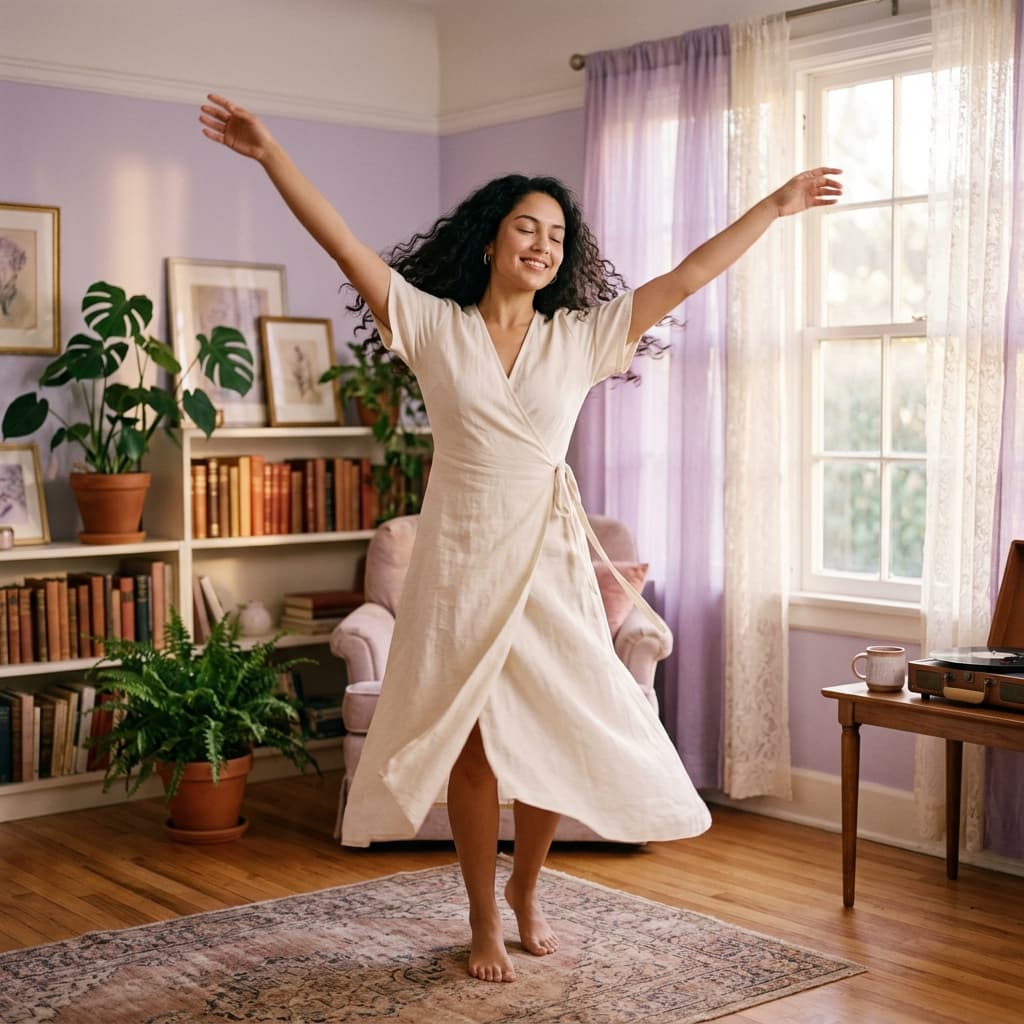 Mujer recuperándose emocionalmente y dejando de revisar redes sociales tras relación narcisista