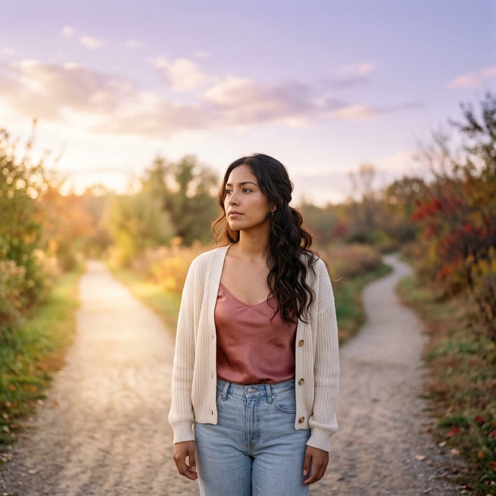 Mujer reflexionando sobre patrones tóxicos en relaciones con narcisistas